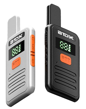 Mini Walkie Talkie Portable Two-Way Radio Dual PTT