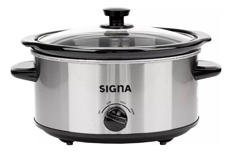 Olla Eléctrica Vapor y Cocción Lenta 3.5L Acero Inoxidable 120V