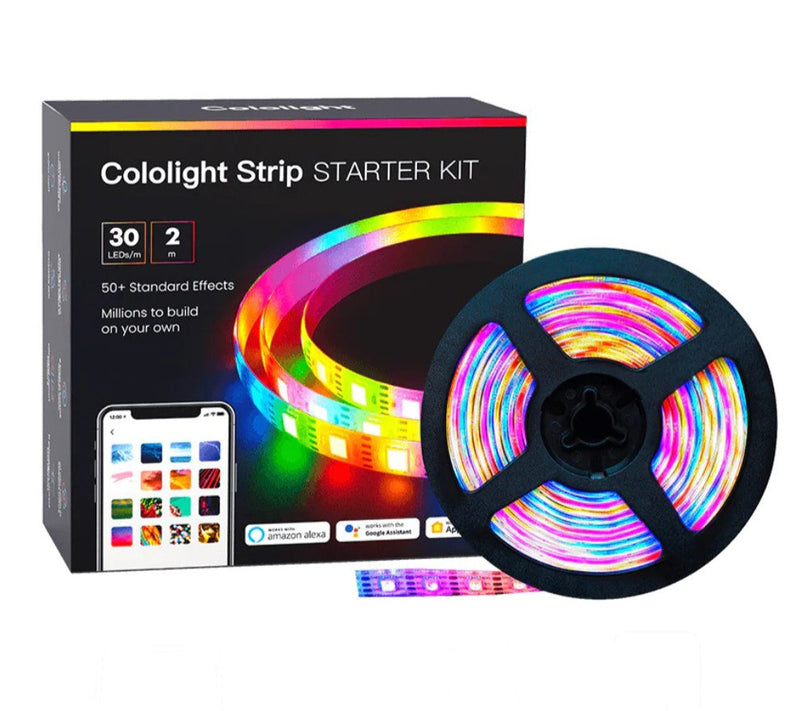 RGB LED Light Strip Cololight Starter Kit 30LEDs/m 2 Mts IP65