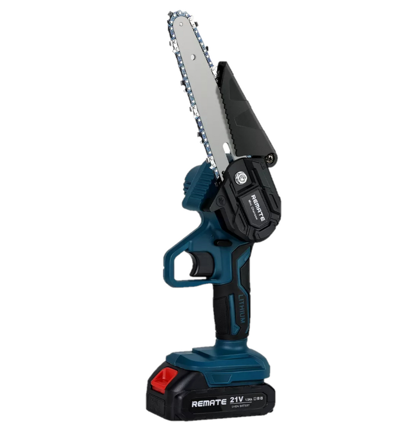 Mini Portable Electric Chainsaw with 2 Batteries 6 Inch