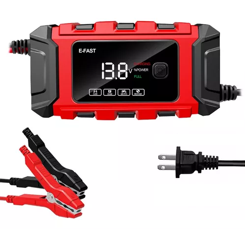 12V, 6A Smart Car/Motorcycle Battery Charger