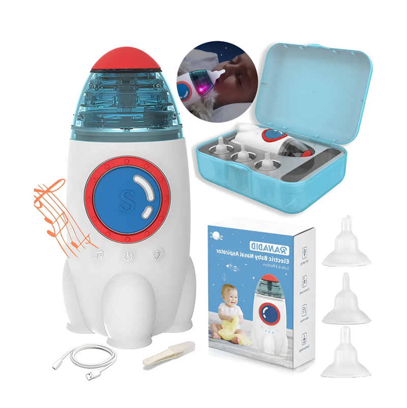Aspirador Nasal Electrico para Bebe de Nave Espacial
