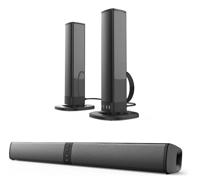 Eleoption Detachable and Rechargeable Bluetooth Sound Bar