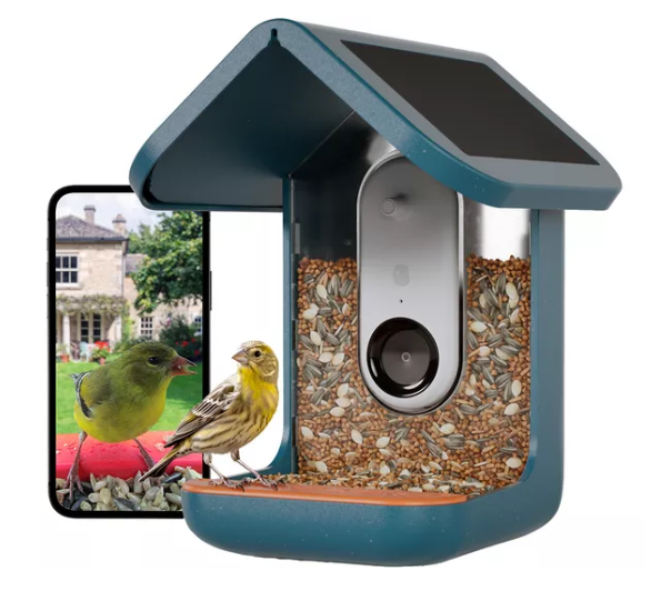 Bird Buddy Pro Solar Bird Feeder with 2K Smart Camera