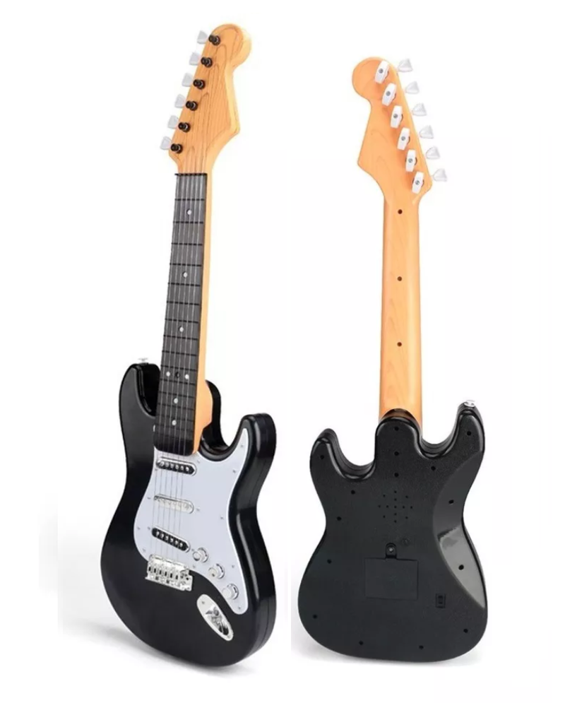 Guitarra Eléctrica de Juguete Para Niños Color Negro