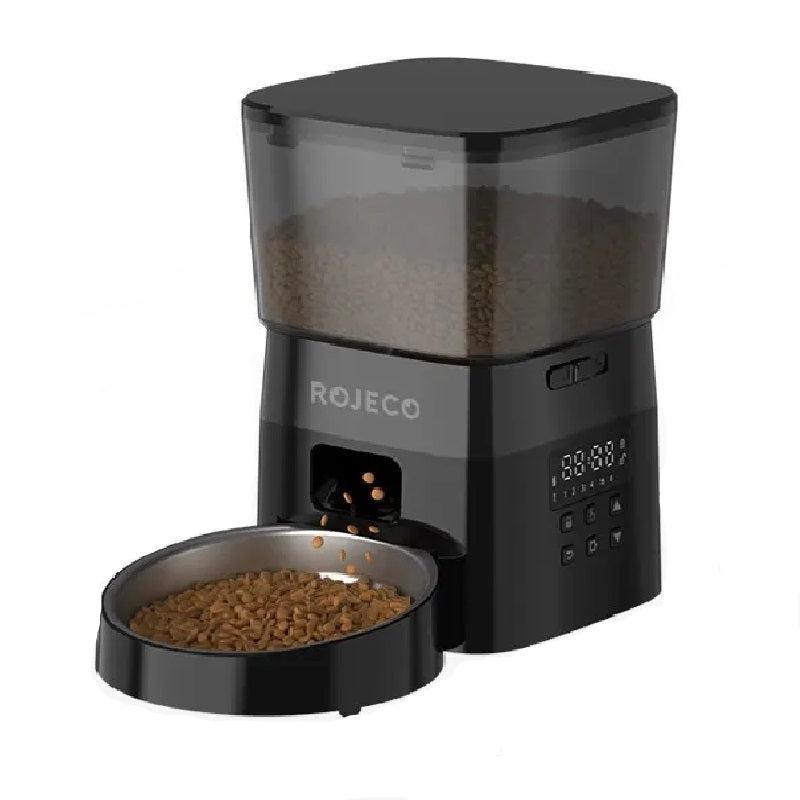 Rojeco 2L Automatic Pet Feeder Black