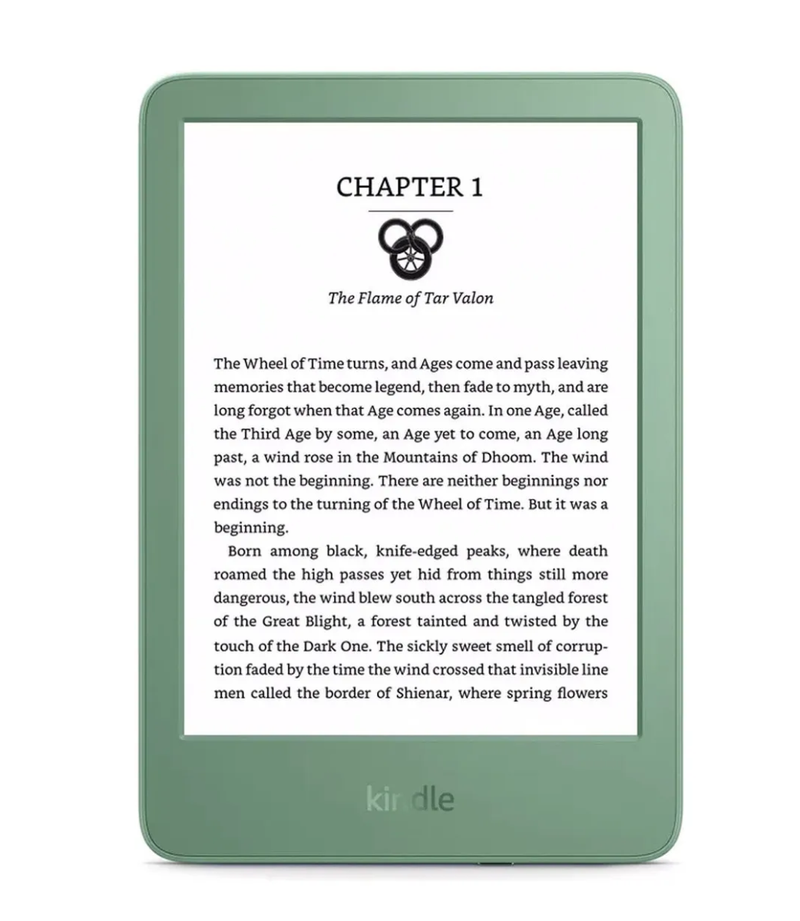 E-reader Kindle Basic 6 16gb Wi-Fi con Luz de Lectura Color Verde Claro