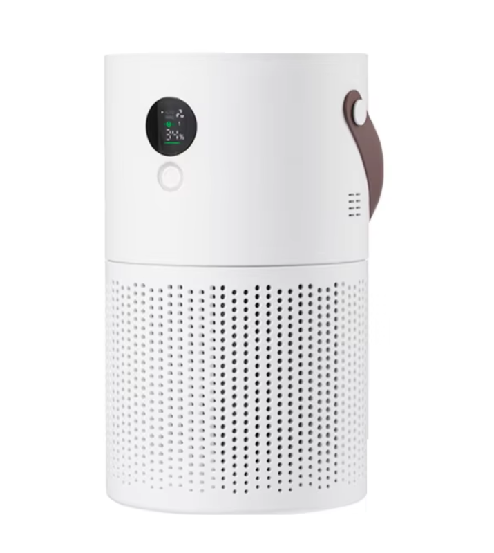 Portable Wireless Air Purifier with HEPA Filter and LED Display