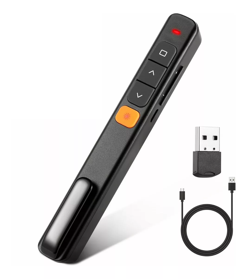 Rechargeable Wireless Laser Pointer with USB Receiver