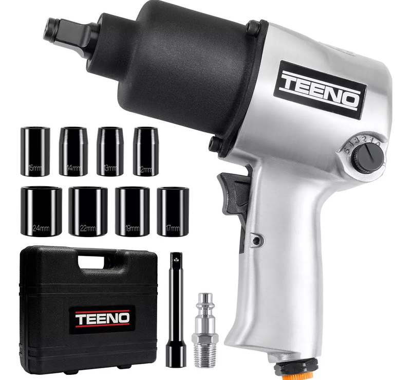 Llave de Impacto Neumática Profesional 1/2'' 7500 Rpm 680nm TEENO