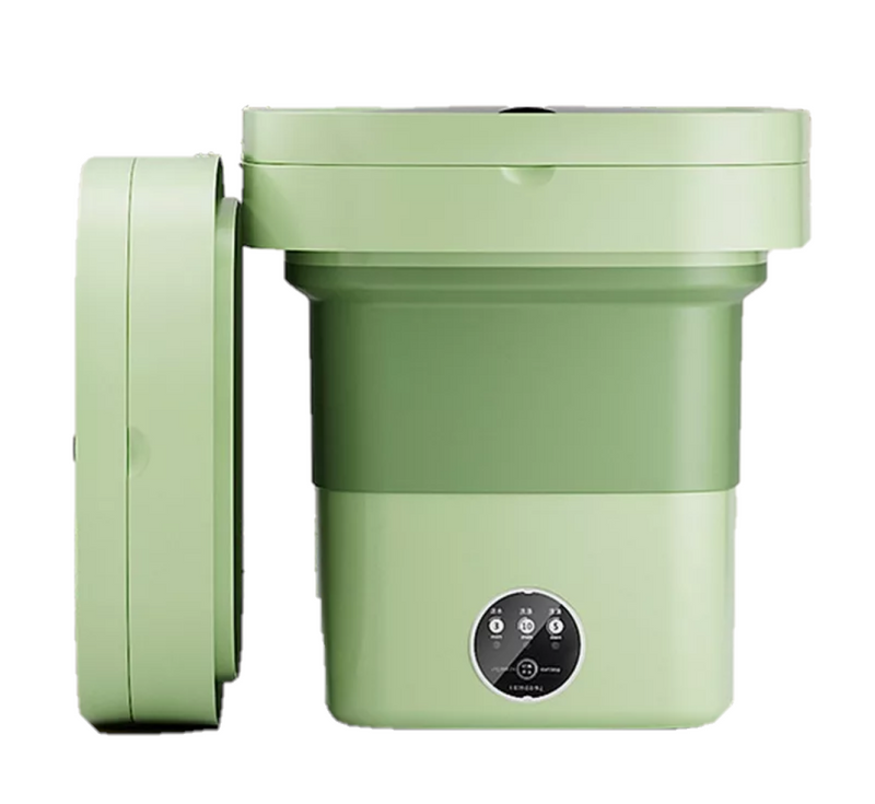 Mini Foldable Washer Dryer with Antibacterial Light, 11 or 6L