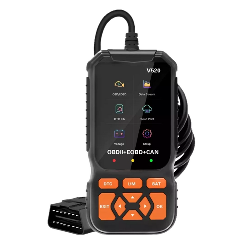 Escáner Automotriz Profesional OBD II V520