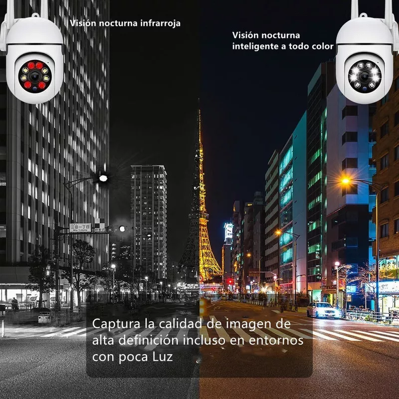 Cámaras de Seguridad Wifi HD 1080P 2 Piezas