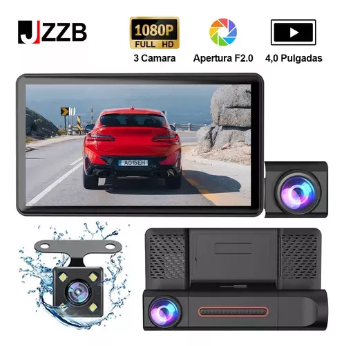 Cámara Dash HD 1080 para Coche de 3 Pantallas