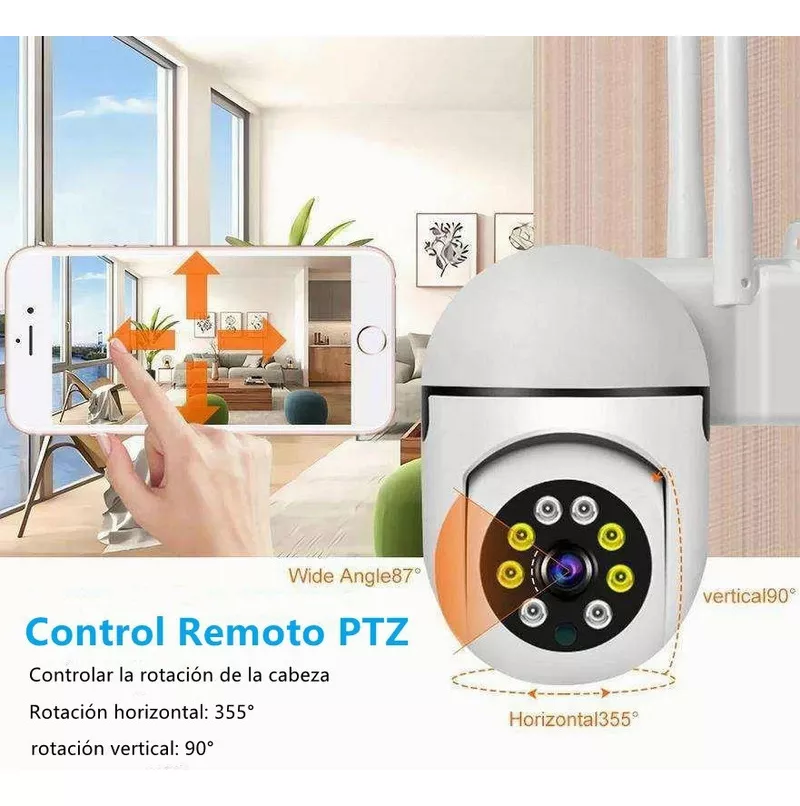 Cámaras de Seguridad Wifi HD 1080P 2 Piezas