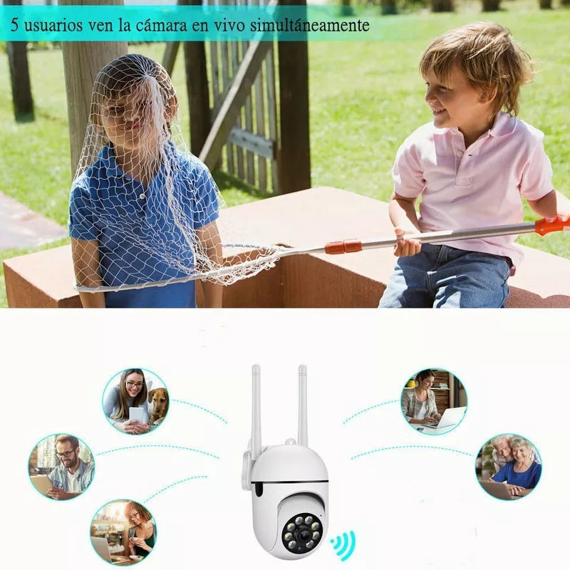 Cámaras de Seguridad Wifi HD 1080P 2 Piezas