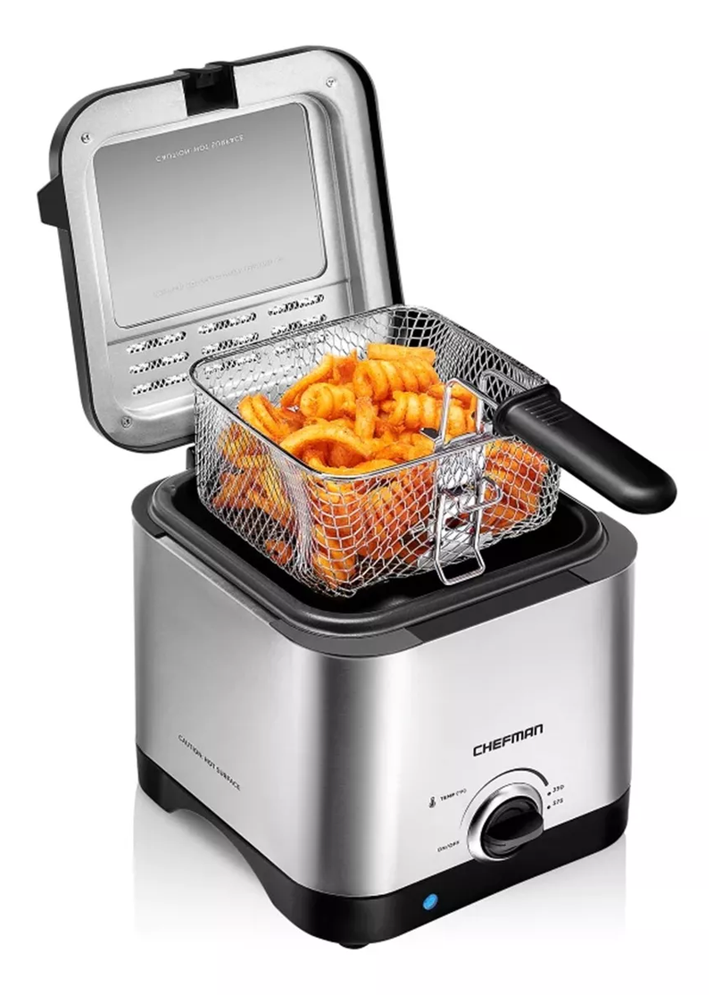 Chefman 1.6L Stainless Steel Oil Fryer