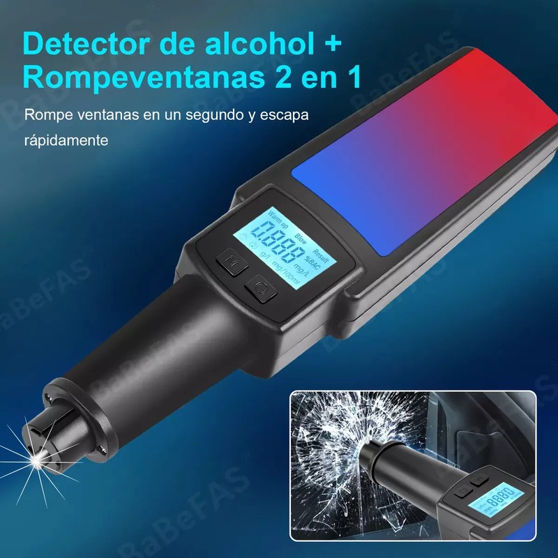 Alcoholímetro de Alta Precisión con Pantalla Digital MR803