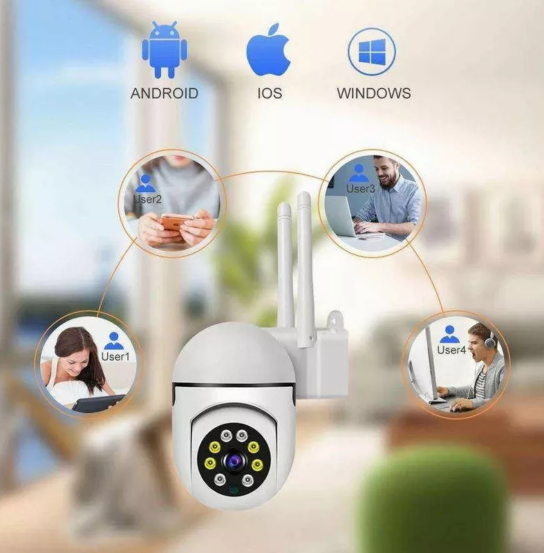 Cámaras de Seguridad Wifi HD 1080P 2 Piezas