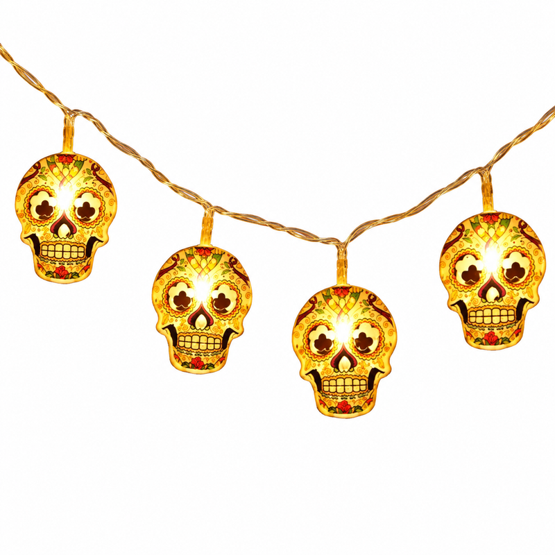 Guirnalda Decorativa de Día de Muertos 4.1m 30 LED
