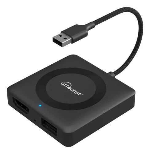 Ottocast Wireless CarPlay Adapter with Android Auto HDMI Cable