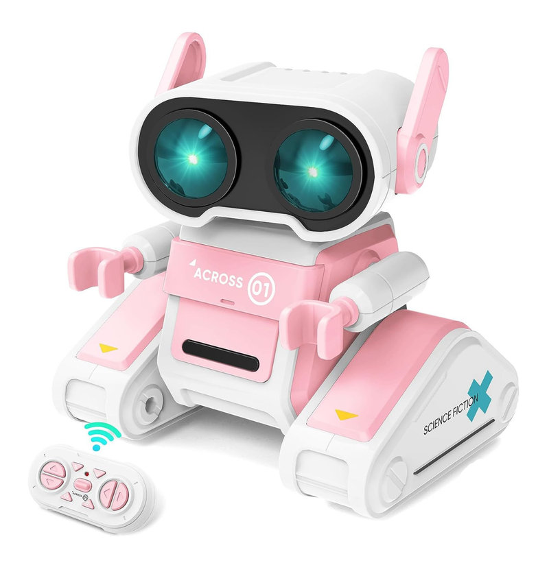 Interactive Remote Control Robot for Kids with LED Eyes