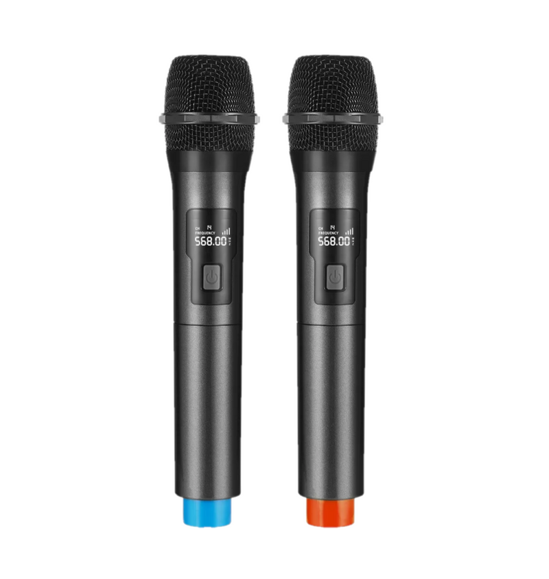Professional Wireless Karaoke Microphones with Receiver