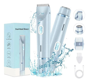 Depiladora Eléctrica Doble para Mujeres 2 en 1 IPX7