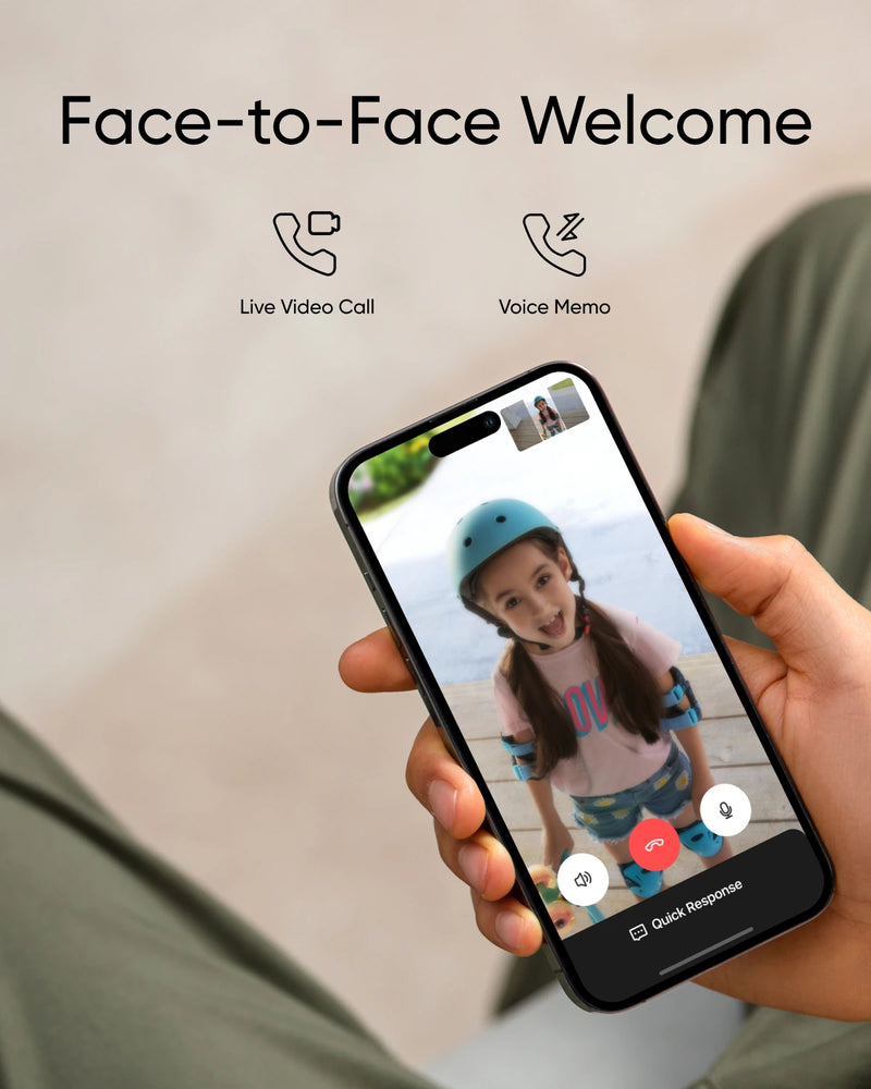 Timbre Inteligente Eufy C30 2K Inalámbrico Con Cámara y Batería Recargable