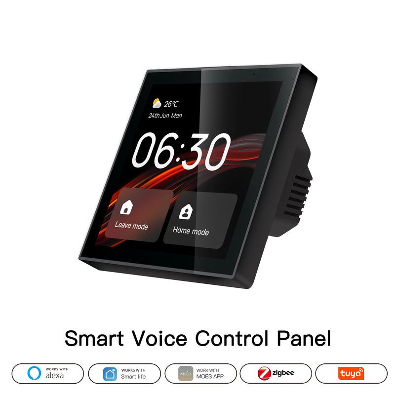 Smart Scene Wall Control Panel with Voice Control, 4” Touchscreen