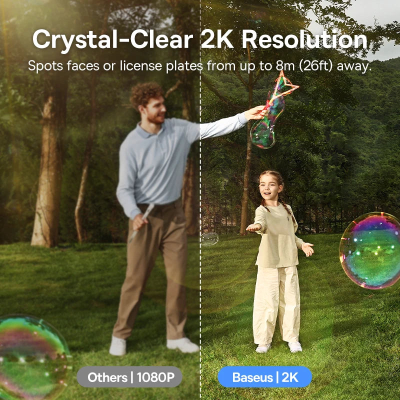 Cámara de Seguridad Solar para Exteriores Baseus Security S1 Lite 2K