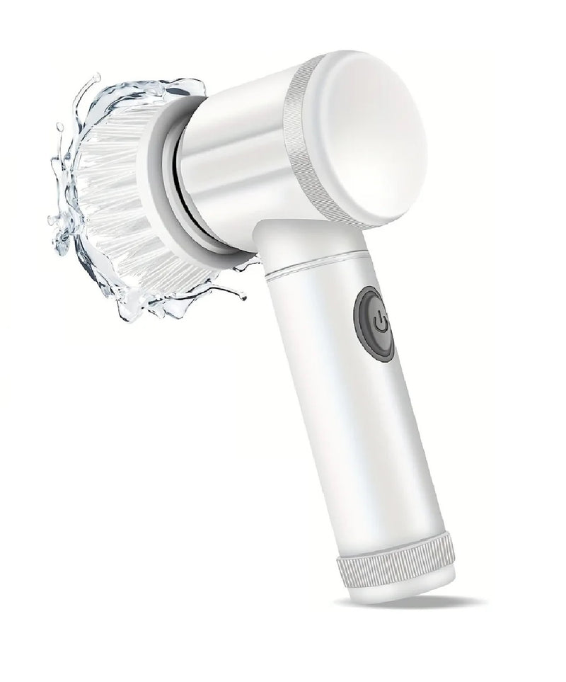 Electric Spin Scrubber with 5 IPX7 Brush Heads