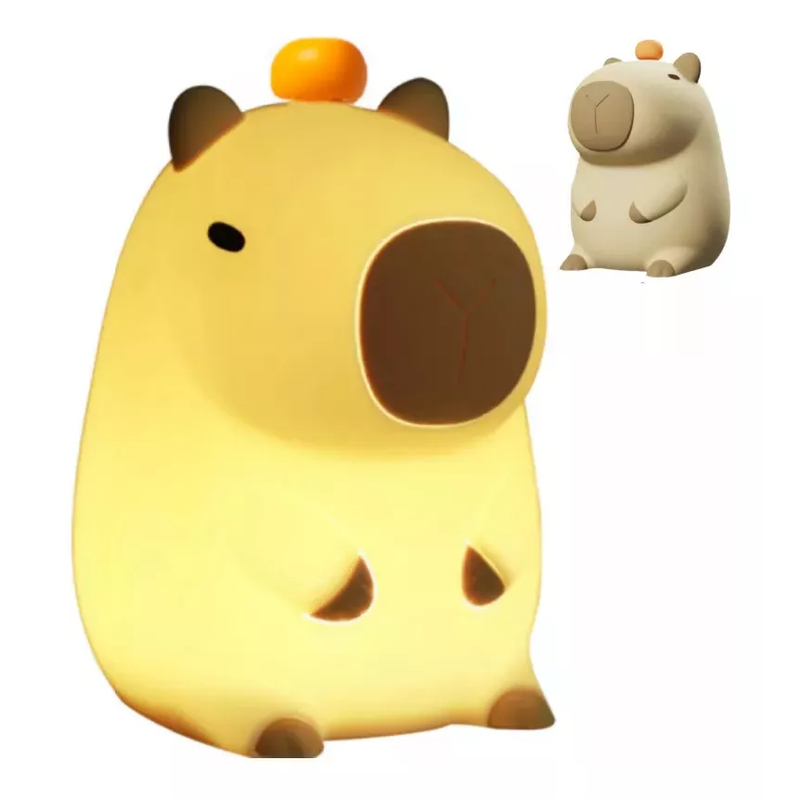 Capybara-Shaped Dimmable Night Light