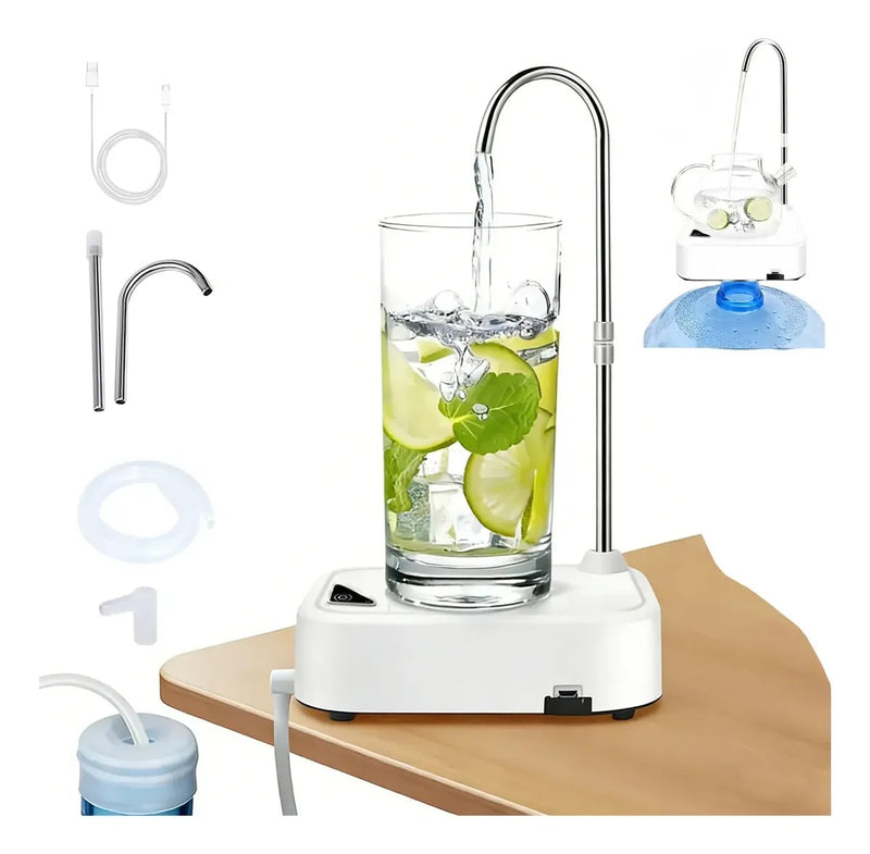 Dispensador de Agua Eléctrico Bomba, Recargable y Portátil