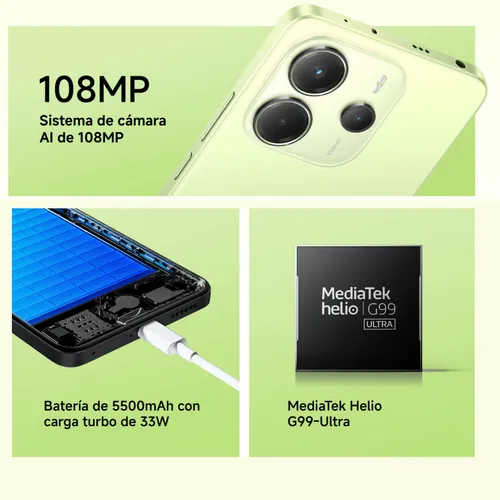 Redmi Note 14 4g 6,67 128gb 6gb Ram, Cámara 108mpx