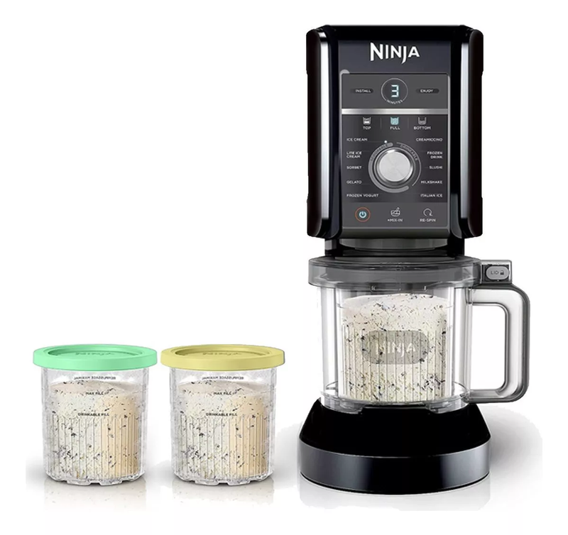 Ninja CN501CO Ice Cream Maker, 709ml, Black, 127V