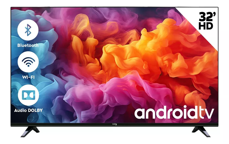 Smart TV de 32" Cuory Android TV DLED HD Bluetooth Dolby Audio