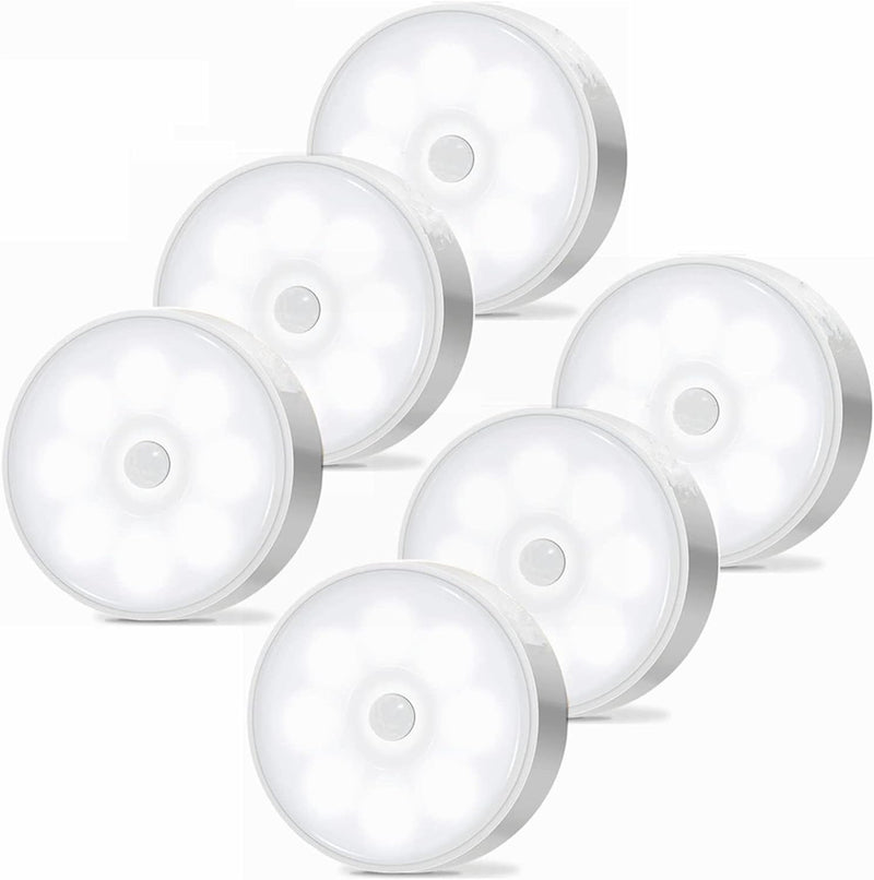 LED Night Light with PIR Motion Sensor, 6 Pack