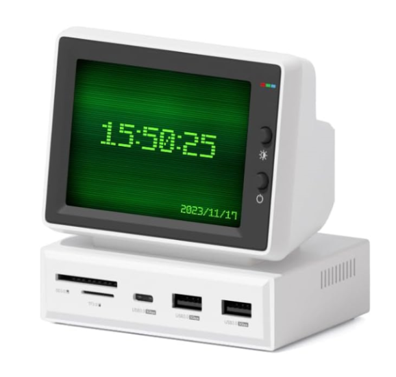 3.5-inch Retro IPS Mini PC Monitor with USB-C and HDMI