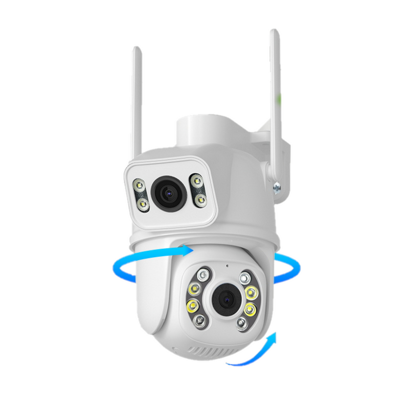 Cámara Dual de Vigilancia Inalámbrica para exteriores