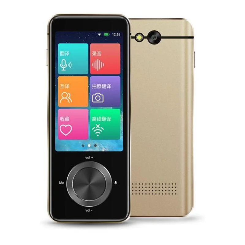 Traductor de Voz Inteligente M9 137 idiomas con Pantalla Táctil de 3"