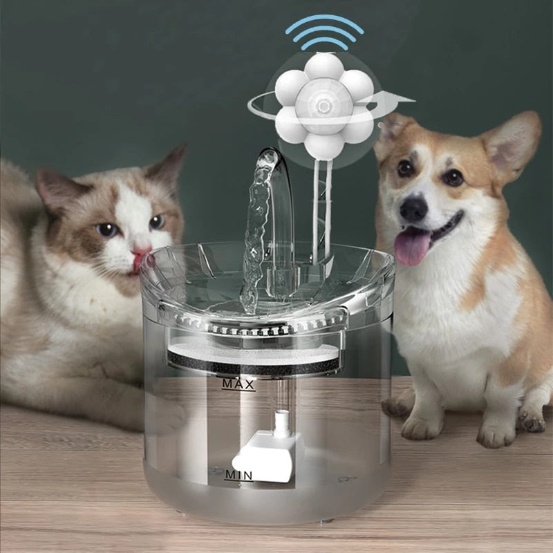 Smart Pet Water Fountain with Faucet