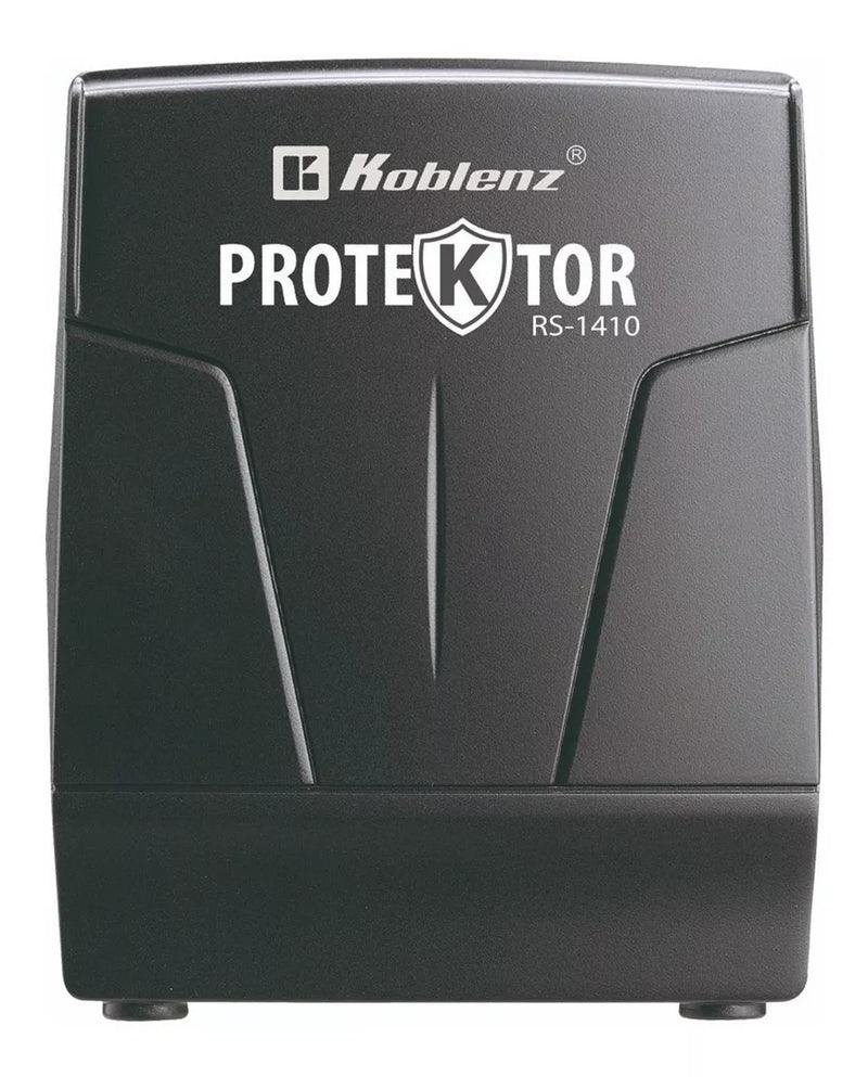 Regulador de Voltaje Koblenz RS-1410, 8 Contactos, 1410VA / 700W, Luz LED, 120V, Negro, Ideal para Hogar y Oficina
