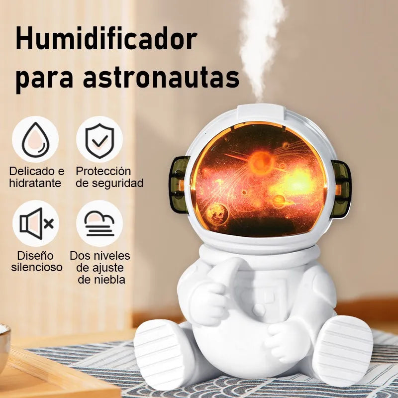 Humidificador Spaceman Luna 240ml con Luz Nocturna, USB