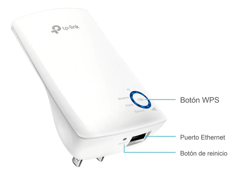 Repetidor WiFi TP-Link TL-WA850RE, 300 Mbps, Amplificador de Señal Inalámbrica