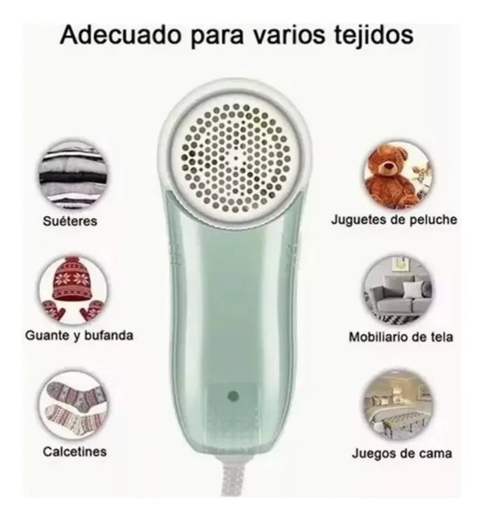 Removedor Eléctrico de Pelusas Heaimo, Rasuradora Quita Pelusa para Ropa