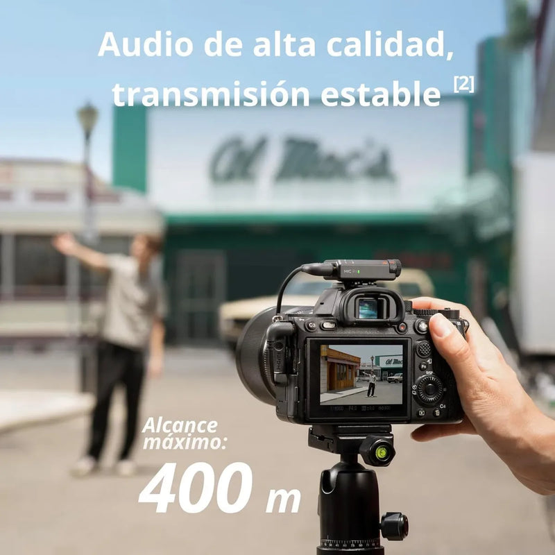 DJI Mic Mini 2 Micrófono Inalámbrico, 1Tx + 1Rx, Audio Profesional, Cancelación de Ruido