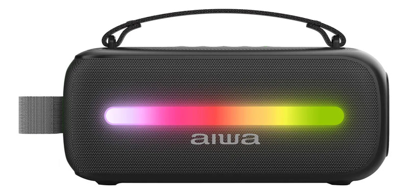 Bocina Portátil Aiwa AWSS40BT Bluetooth con Karaoke, Micrófono y Luces LED
