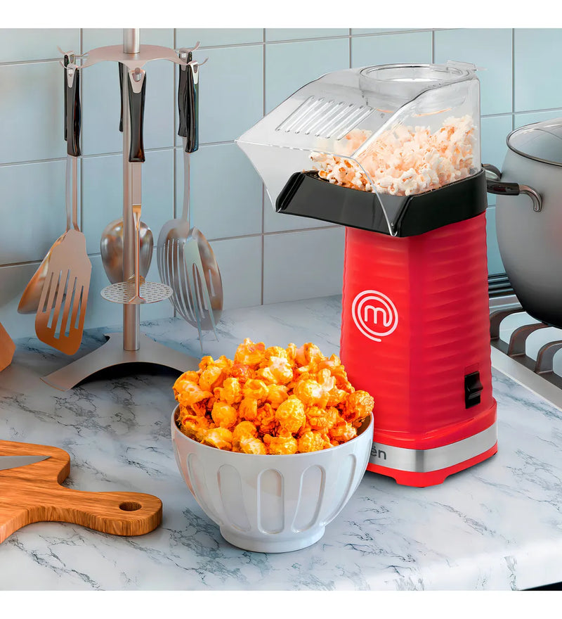 Maquina De Palomitas Sin Aceite 80g Color Rojo