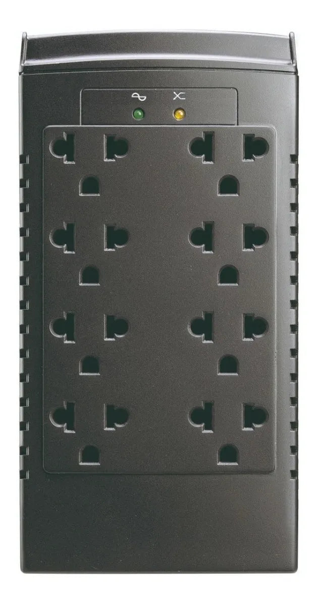 Regulador de Voltaje Koblenz RS-1410, 8 Contactos, 1410VA / 700W, Luz LED, 120V, Negro, Ideal para Hogar y Oficina